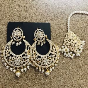 Earrings and Tikka for sale